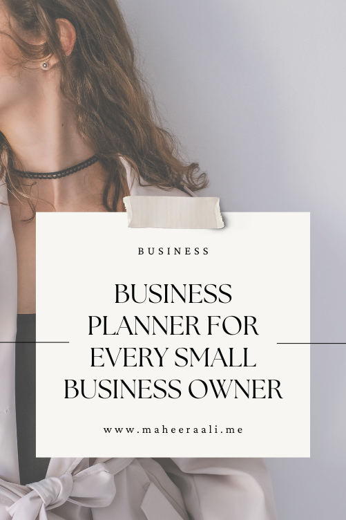 Business Planner for Every Small Business Owner