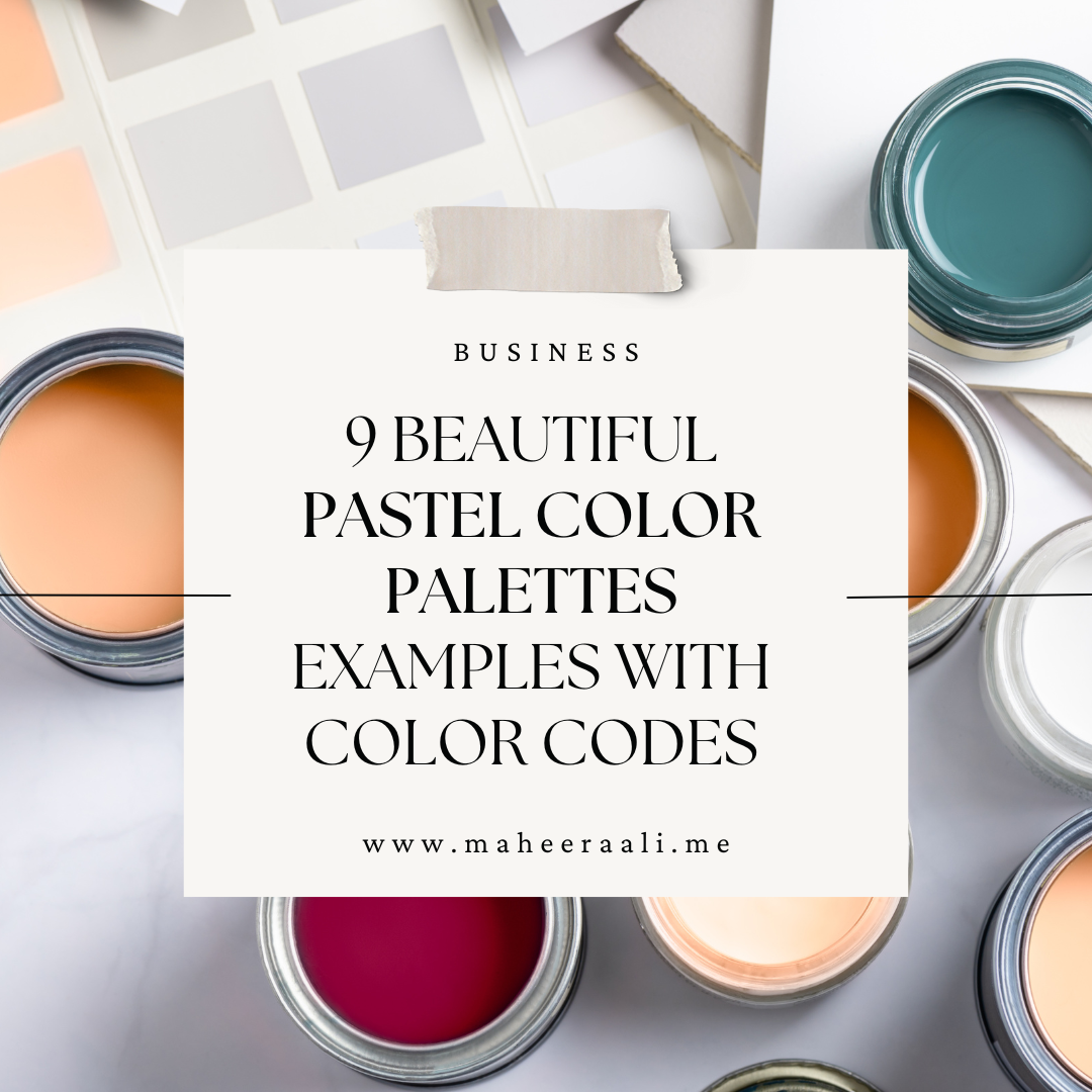 9 Beautiful Pastel Color Palettes Examples with Color Codes