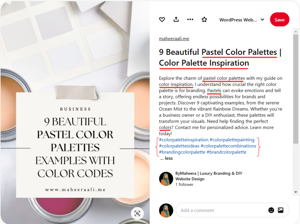Pinterest Marketing Keyword